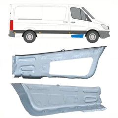 Opravný plech predného schodu pre Mercedes Sprinter 2006-2018 / Ľavá+Pravá / Sada 10208