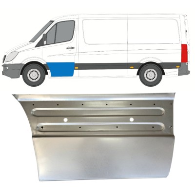 Opravný plech predných dverí pre Mercedes Sprinter 2006-2018 / Ľavý 14726