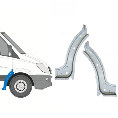 Opravný plech vnútorného predného podbehu pre Mercedes Sprinter 2006-2018 / Ľavá+Pravá / Sada 14724