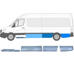 Opravný plech sada pre Mercedes Sprinter 2006-2018 / Ľavý / 12427