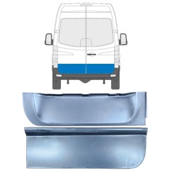 Opravný plech zadných dverí nízky pre Volkswagen Crafter 2005-2017 / Ľavá+Pravá / Sada 14024
