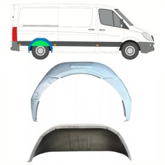 Vnútorná oprava zadného blatníka pre Volkswagen Crafter 2005-2017 / Pravá / Sada 14321