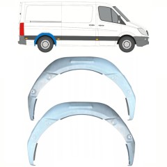 Vnútorná oprava zadného blatníka pre Mercedes Sprinter 2006-2018 / Ľavá+Pravá / Sada 10114