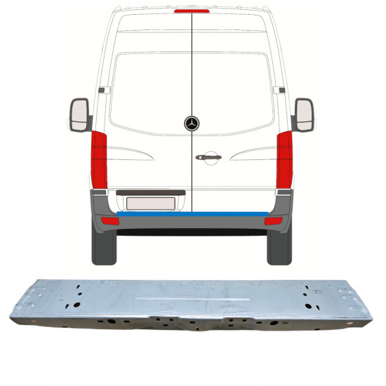 Opravný panel zadný pre Mercedes Sprinter 2006- 11645