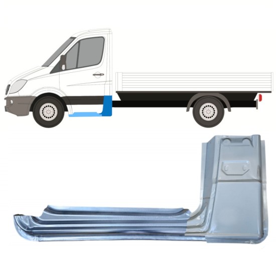 Opravný plech sada pre Mercedes Sprinter 2006-2018 / Ľavý / 15082