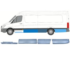 Opravný plech sada pre Mercedes Sprinter 2006-2018 / Ľavý / 12429
