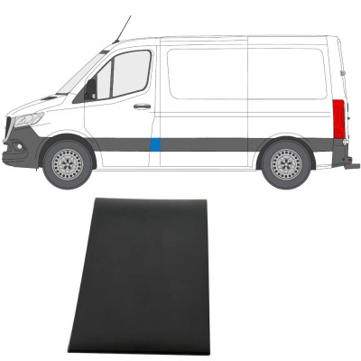 Bočná lišta predného stĺpika pre Mercedes Sprinter 2018- / Ľavý 14886