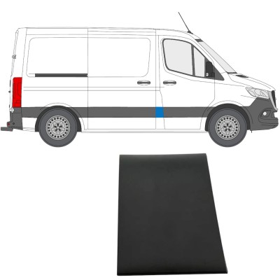Bočná lišta predného stĺpika pre Mercedes Sprinter 2018- / Pravá 14885
