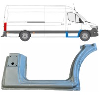 Opravný plech prahu + predného podbehu pre Mercedes Sprinter 2018- / Pravá 17090