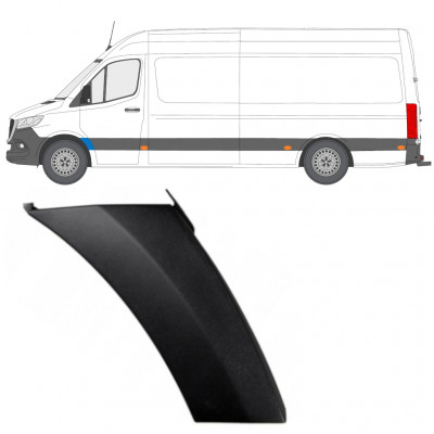 Bočná lišta predného blatníka pre Mercedes Sprinter 2018- / Ľavý 12931