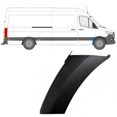 Bočná lišta predného blatníka pre Mercedes Sprinter 2018- / Pravá 12930