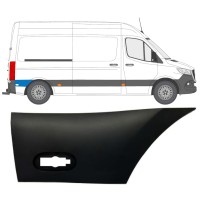 Bočná lišta zadného blatníka pre Mercedes Sprinter 2018- / Pravá 12936