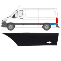 Bočná lišta zadného blatníka za kolesom pre Mercedes Sprinter 2018- / Ľavý 16645