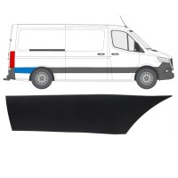 Bočná lišta zadného blatníka za kolesom pre Mercedes Sprinter 2018- / Pravá 16642