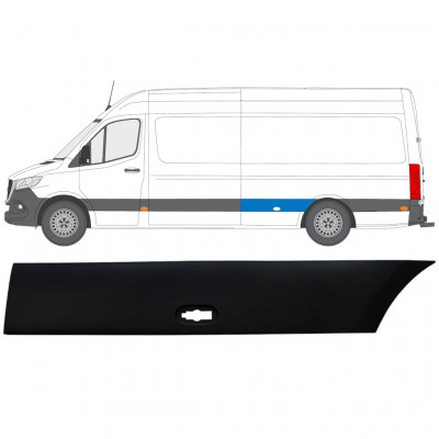 Bočná lišta zadného blatníka pre Mercedes Sprinter 2018- / Ľavý 12935