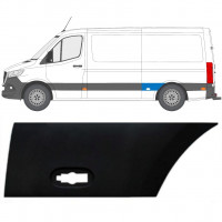 Bočná lišta zadného blatníka pre Mercedes Sprinter 2018- / Ľavý 12937
