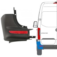 Roh zadného nárazníka s odrazkou pre Mercedes Sprinter 2018- / Ľavý / Sada 14950