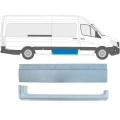 Opravný plech posuvných dverí pre Mercedes Sprinter 2006-2018 / Pravá / Sada 9266