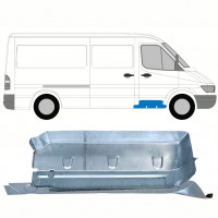 Opravný plech predného schodu s časťou prahu pre Mercedes Sprinter 1995-2006 / Pravá 8556