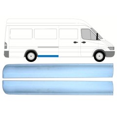 Opravný plech zadného blatníka predná časť pre Mercedes Sprinter 1995-2006 / Ľavá+Pravá / Sada 9864