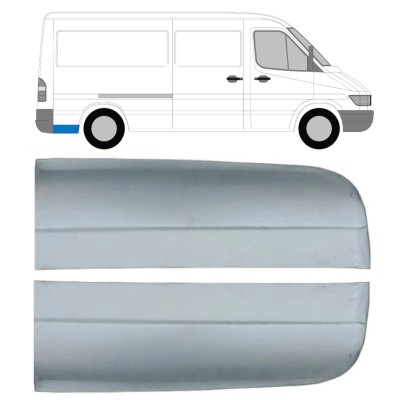 Opravný plech zadného blatníka zadná časť pre Mercedes Sprinter 1995-2006 / Ľavá+Pravá / Sada 9862