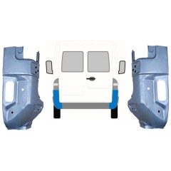 Opravný plech zadného rohu pre Mercedes Sprinter 1995-2006 / Ľavá+Pravá / Sada 9715