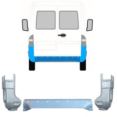 Opravný panel zadný pre Mercedes Sprinter 1995-2006 / Sada 9716