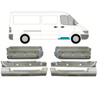 Opravný plech vnútorného prahu + blatníka + predného schodu pre Mercedes Sprinter 1995-2006 / Sada 10534
