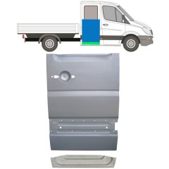 Opravný plech zadných dverí vnútorný + vonkajší pre Mercedes Sprinter 2006-2018 / Pravá / Sada 11714