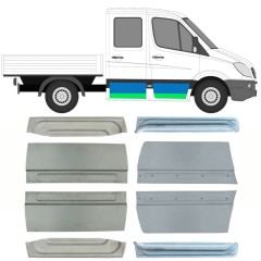 Opravný plech dverí pre Mercedes Sprinter 2006-2018 / Sada 10474