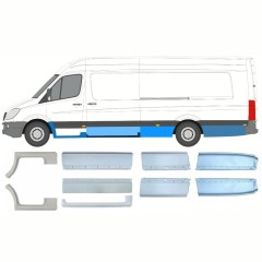 Opravný plech sada pre Mercedes Sprinter 2006-2018 / Ľavá+Pravá / 10478