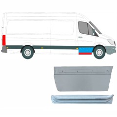 Opravný plech predných dverí vnútorný + vonkajší pre Mercedes Sprinter 2006-2018 / Pravá / Sada 9623