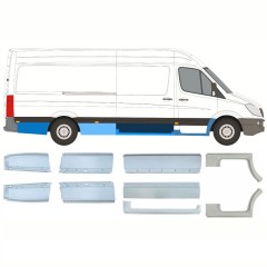 Opravný plech sada pre Mercedes Sprinter 2006-2018 / Ľavá+Pravá / 11571