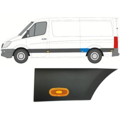 Bočná lišta zadného blatníka so svetlom pre Mercedes Sprinter 2006-2018 / Ľavý / Sada 10018