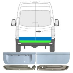 Opravný plech zadných dverí pre Volkswagen Crafter 2005-2017 / Ľavá+Pravá 17175