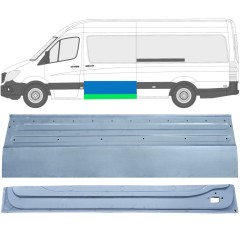 Opravný plech posuvných dverí vnútorný + vonkajší pre Mercedes Sprinter 2006-2018 / Ľavý / Sada 11962