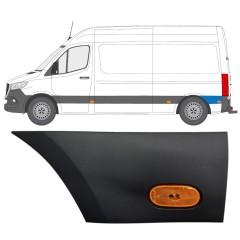 Bočná lišta zadného blatníka so svetlom pre Mercedes Sprinter 2018- / Ľavý / Sada 12967