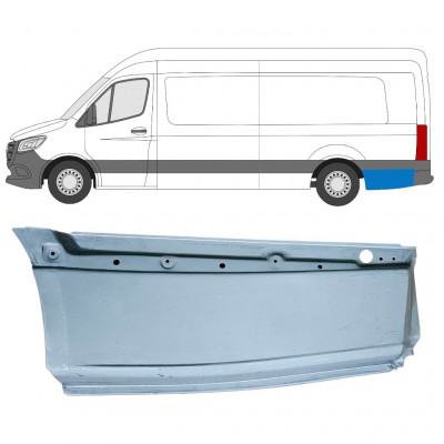 Lem zadného blatníka pre Mercedes Sprinter 2018- / Ľavý 12975
