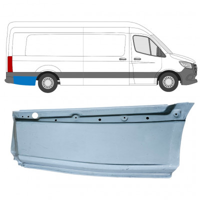 Lem zadného blatníka pre Mercedes Sprinter 2018- / Pravá 12974