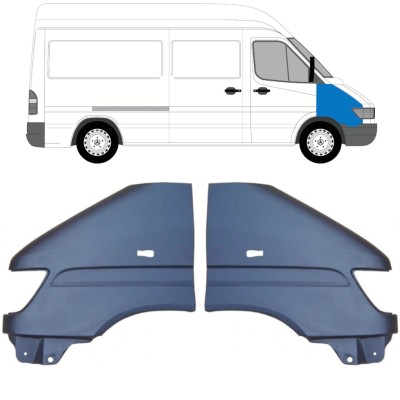 Predný blatník pre Mercedes Sprinter 1995-2006 / Ľavá+Pravá / Sada 9741