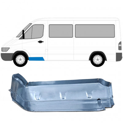 Opravný plech predného schodu pre Mercedes Sprinter 1995-2006 / Ľavý 11901