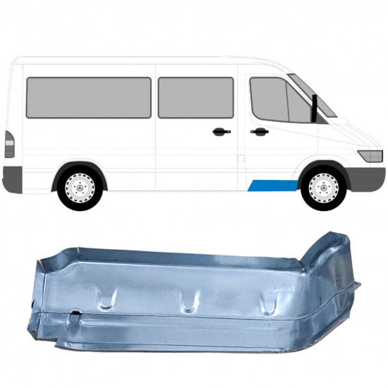 Opravný plech predného schodu pre Mercedes Sprinter 1995-2006 / Pravá 11900