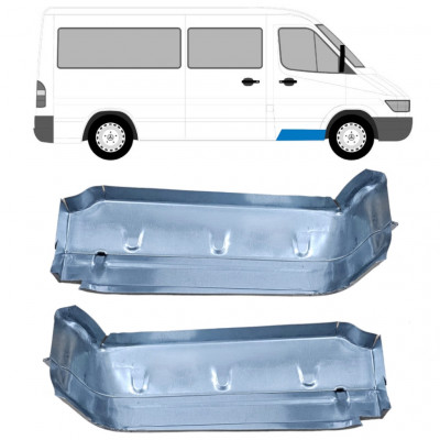 Opravný plech predného schodu pre Mercedes Sprinter 1995-2006 / Sada 11902