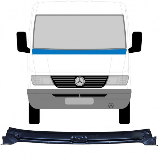 Opravný plech pod predné sklo pre Mercedes Sprinter 1995-2006 9111