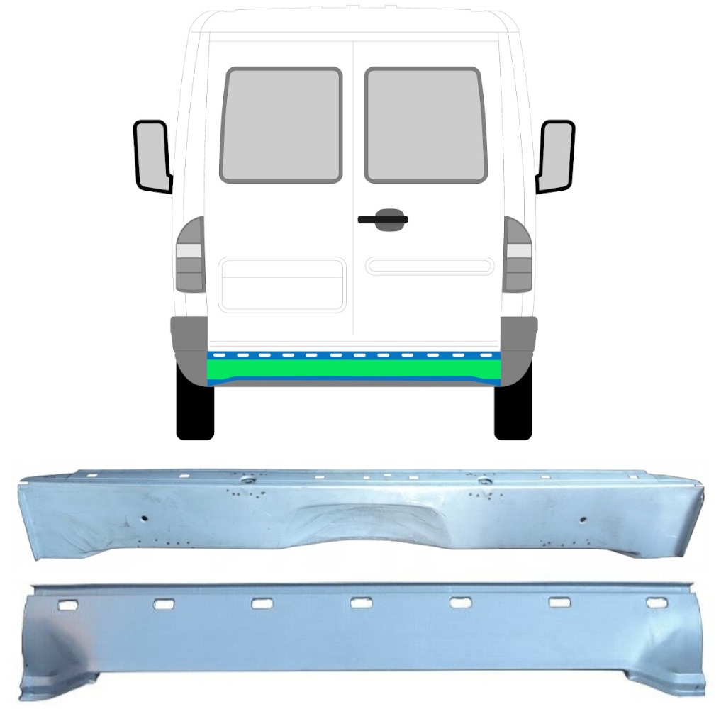 Opravný Panel Zadný Pre Mercedes Sprinter 1995-2006 / Sada 11707