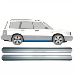 Opravný plech prahu pre Subaru Forester SF 1997-2002 / Vľavo = Vpravo (symetrické) / Sada 9556