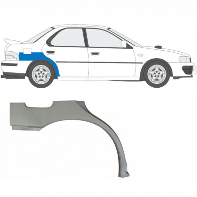 Lem zadného blatníka pre Subaru Impreza 1992-2000 / Pravá 5940