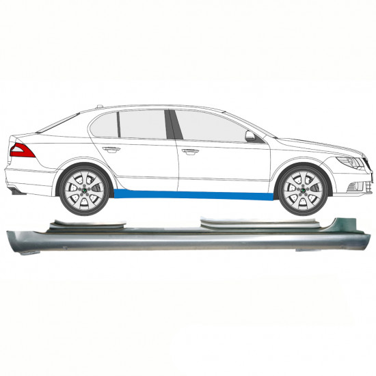 Opravný plech prahu pre Skoda Superb 2008-2015 / Pravá 10757