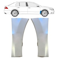 Opravný plech predného blatníka pre Skoda Superb 2008-2015 / Ľavá+Pravá / Sada 16085