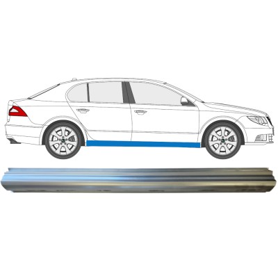 Opravný plech prahu pre Skoda Superb 2008-2015 / Pravá 14775